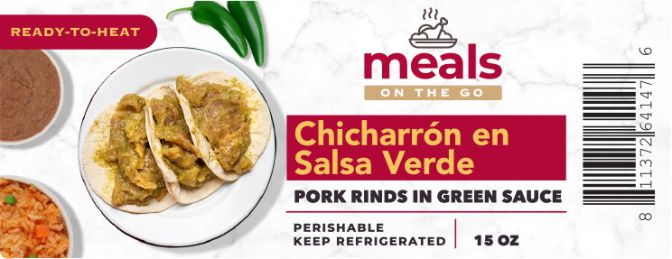 Meals on the Go Pork Rinds in Green Sauce image