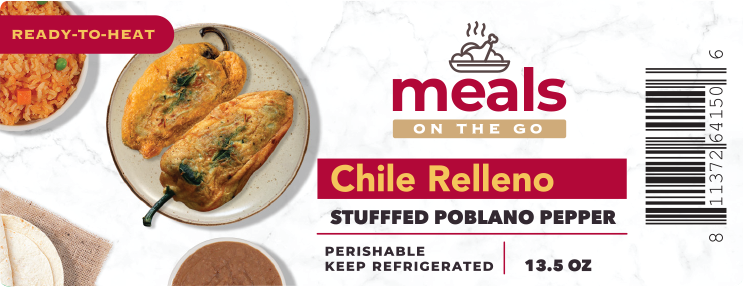 Meals on the Go Stuffed Poblano Pepper image